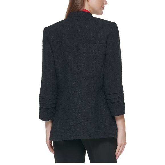 CALVIN KLEIN Tweed Slim Fit 3/4 Sleeve Blazer - 12 - Picture 7 of 7